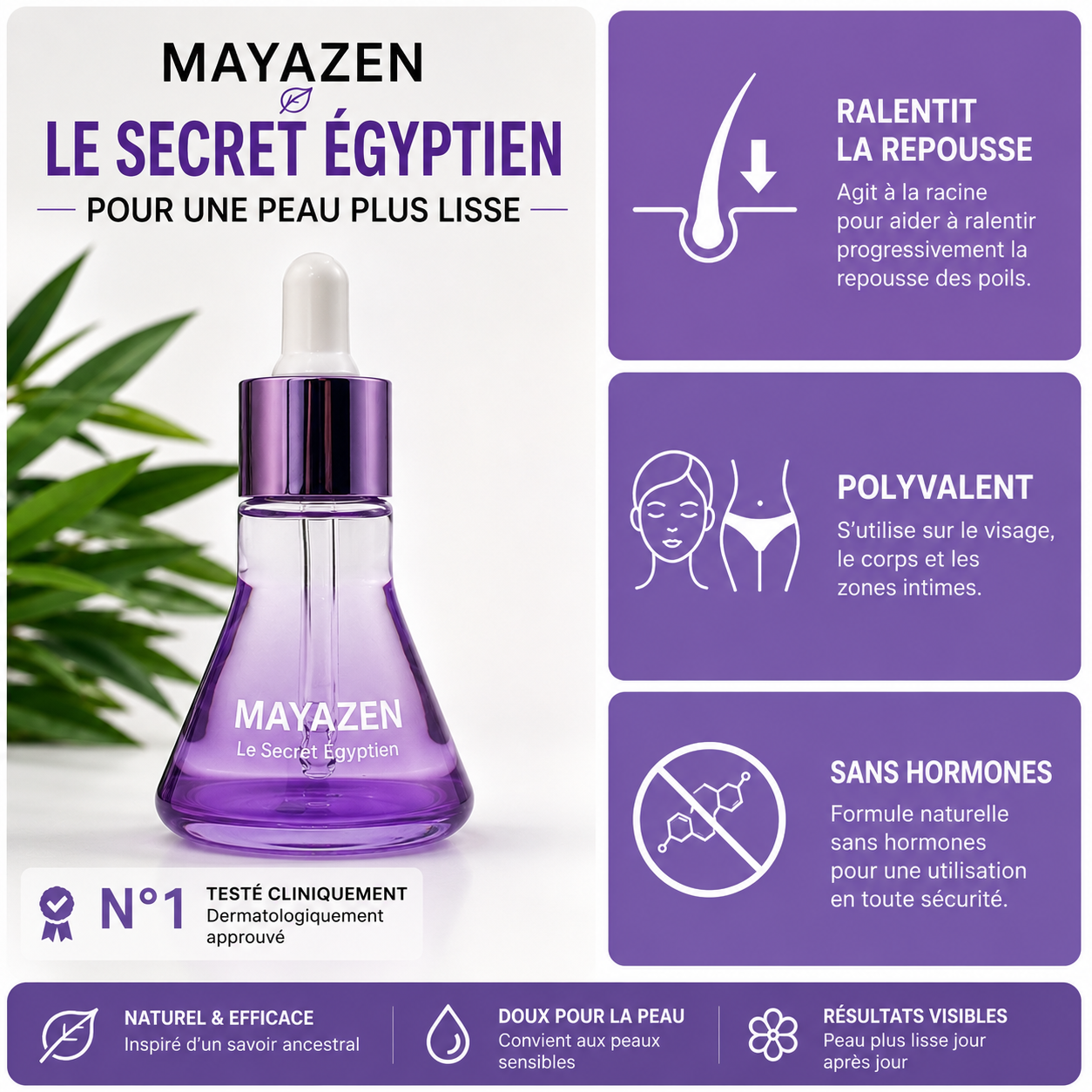MAYAZEN - Sérum Egyptien pour la peau