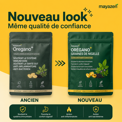 MAYAZEN Origan+ – Défense quotidienne de l’intestin et du système immunitaire