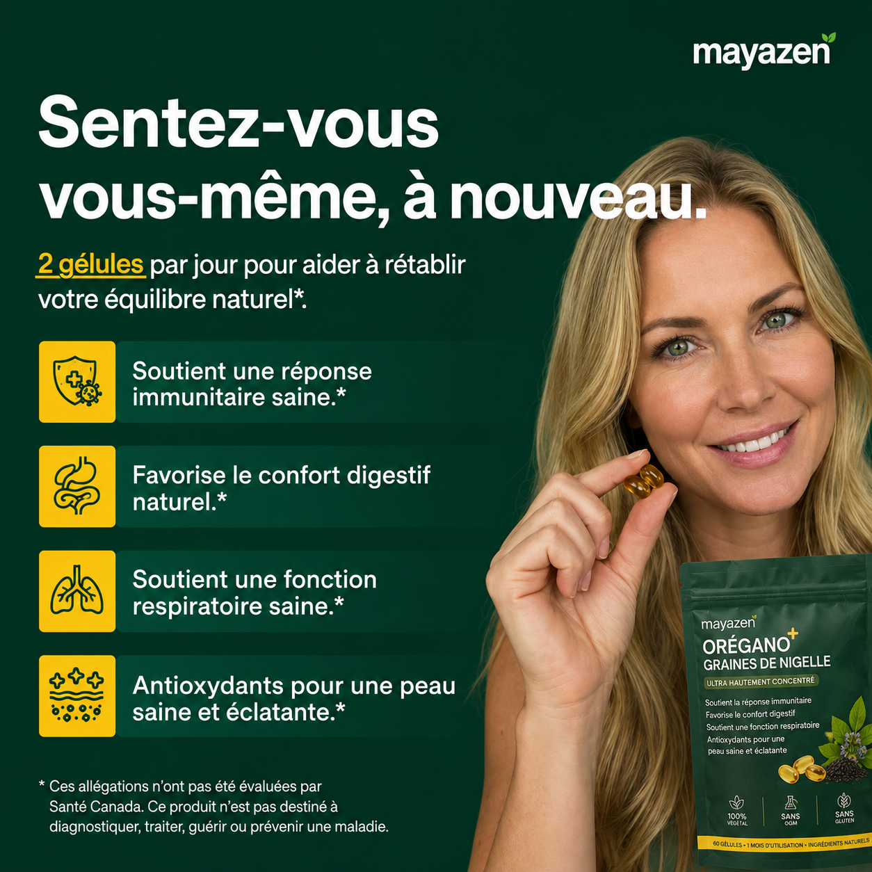 MAYAZEN Origan+ – Défense quotidienne de l’intestin et du système immunitaire