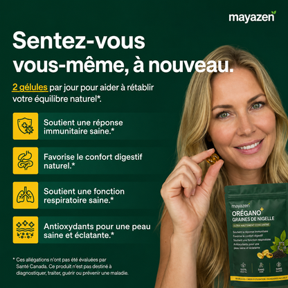 MAYAZEN Origan+ – Défense quotidienne de l’intestin et du système immunitaire