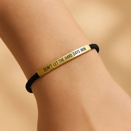 MAYAZEN - Bracelet : Don't Let The Hard Days Win
