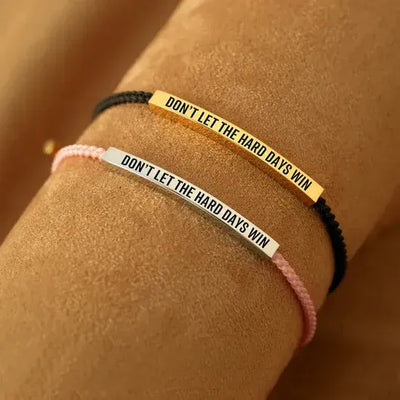 MAYAZEN - Bracelet : Don't Let The Hard Days Win