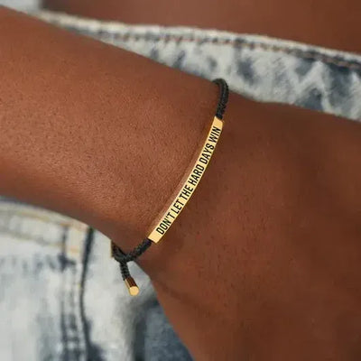 MAYAZEN - Bracelet : Don't Let The Hard Days Win